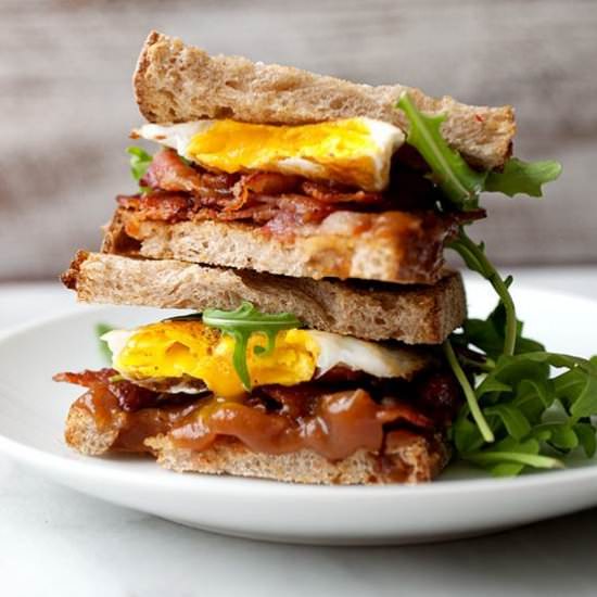 Apple Butter Breakfast Sandwich
