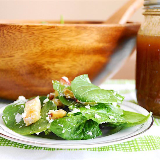 Apple, Walnut and Goat Cheese Salad