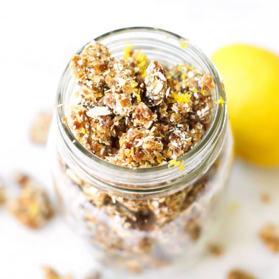 Lemon Vanilla Bean Rawnola