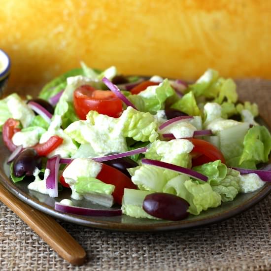 Summer Salad with Feta Dressing