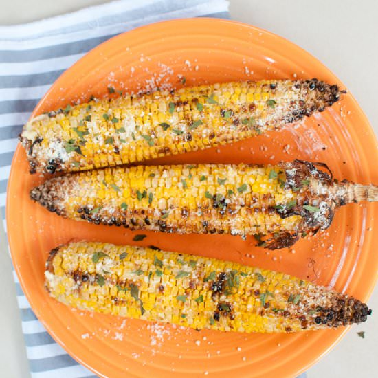Parmesan Corn on the Cob