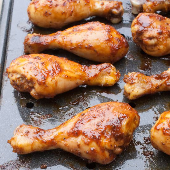 Sweet and Sticky Chicken Drumsticks
