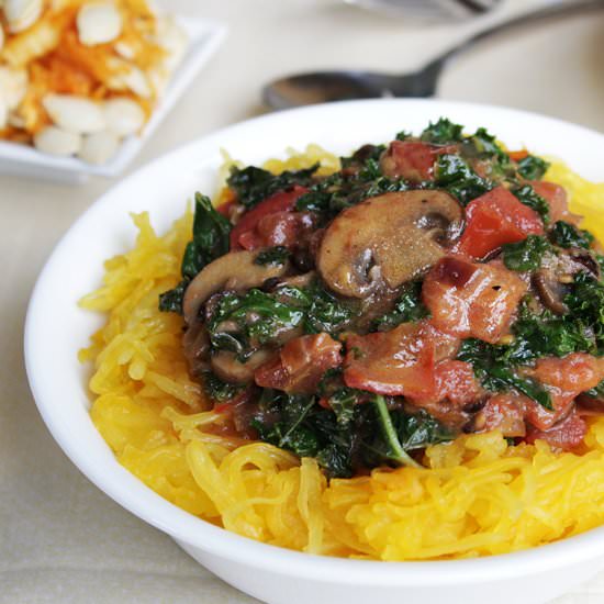 Spaghetti Squash with Coconut Sauce