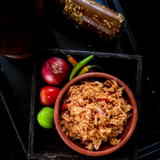 Sri lankan Coconut Sambol