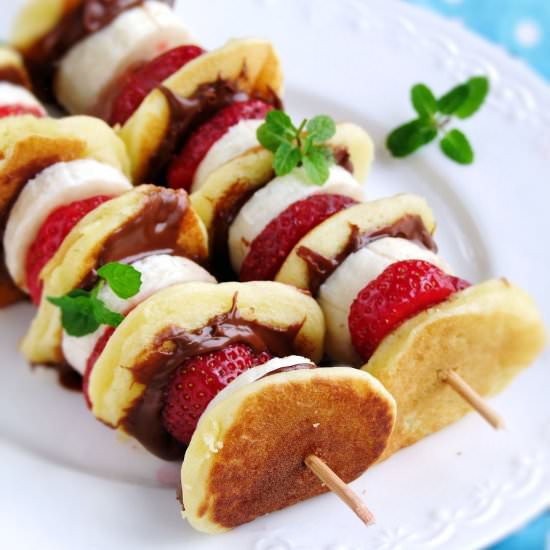 pancakes on a stick