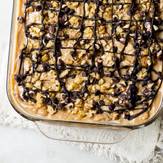 Tres Leche Mocha Cake