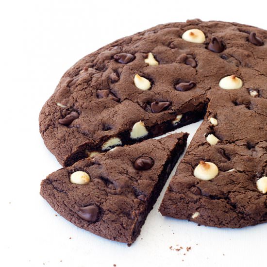 One Giant Triple Chocolate Cookie