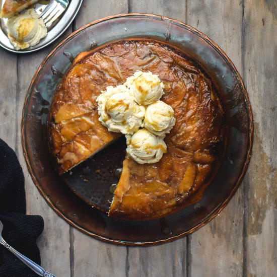 Caramelized Peach Upside Down Skill