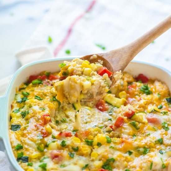 Cheesy Quinoa Casserole