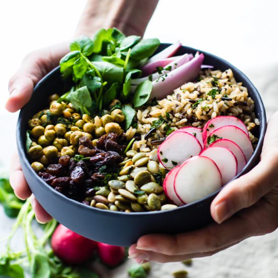 Garden Veggie Vegan Buddha Bowl