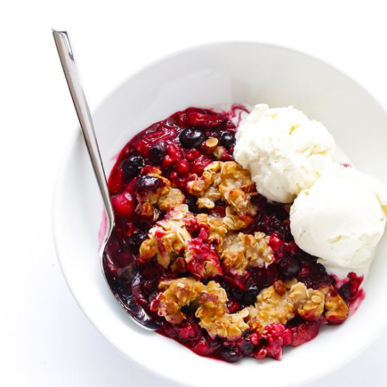 Berry Almond Crisp