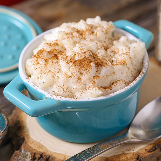Creamy Vanilla Rice Pudding
