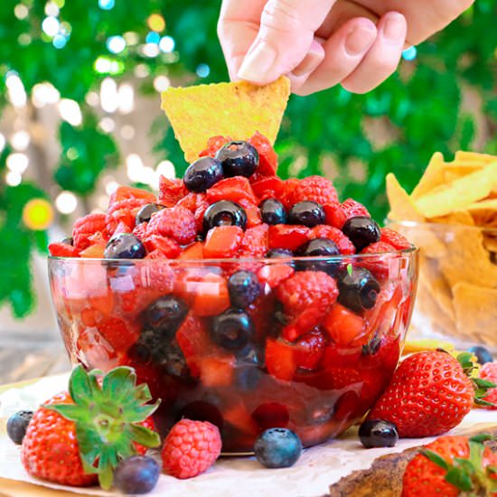 Summer Berry Fruit Salad