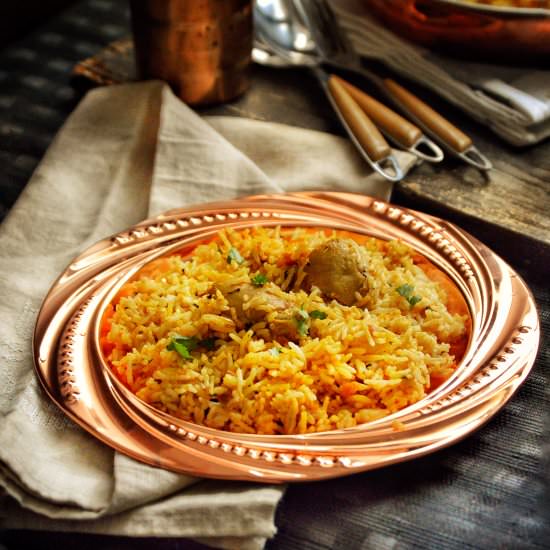 Malai Chicken Biryani