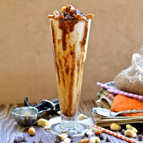 Salted caramel Cluster Vegan Shake