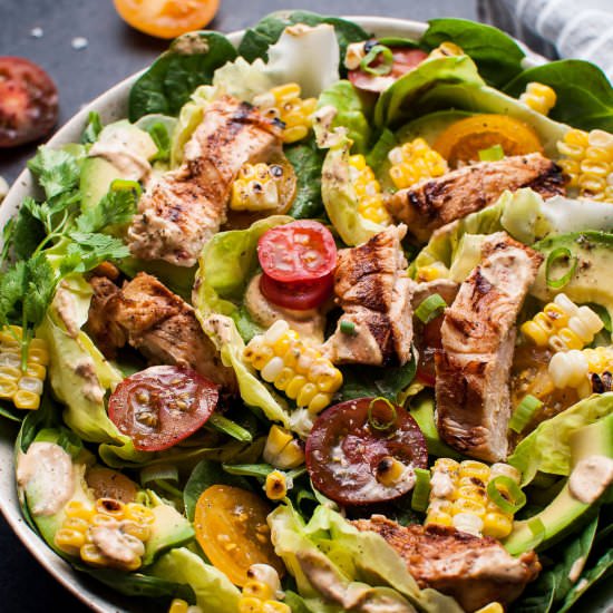 Chicken Salad with Chipotle Ranch