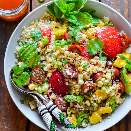 Mexican Street Corn Quinoa Salad