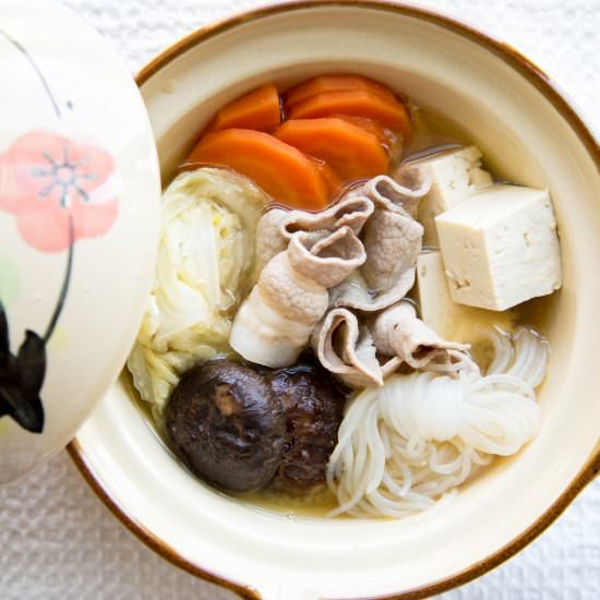Japanese Pork & Tofu Miso Soup