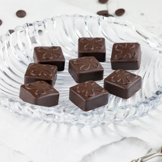 Homemade Caramel Filled Chocolates