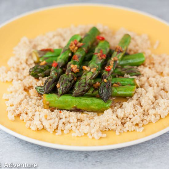 5 Min Stir Fry Asparagus