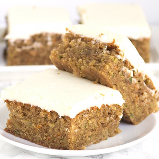 Peanut Butter Zucchini Bars