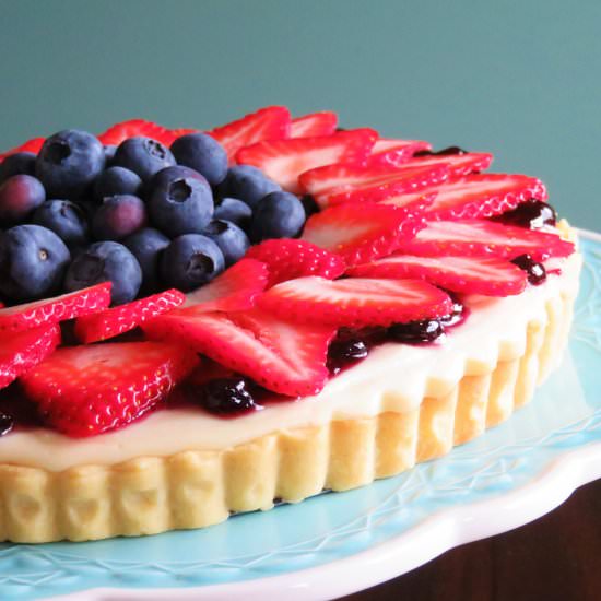 Mixed Berry Cheesecake Pie