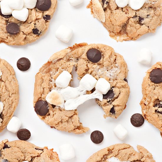 Peanut Butter Marshmallow Cookies