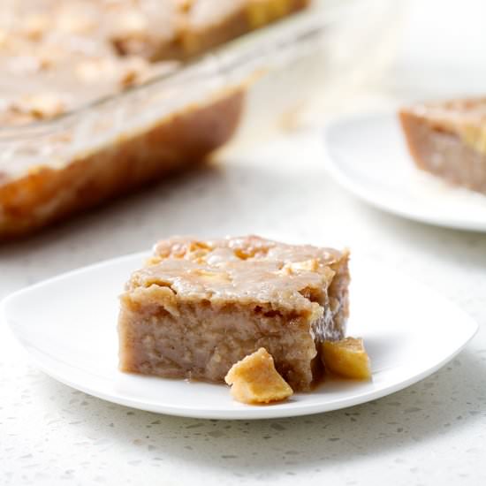 Gooey Apple Sheet Cake