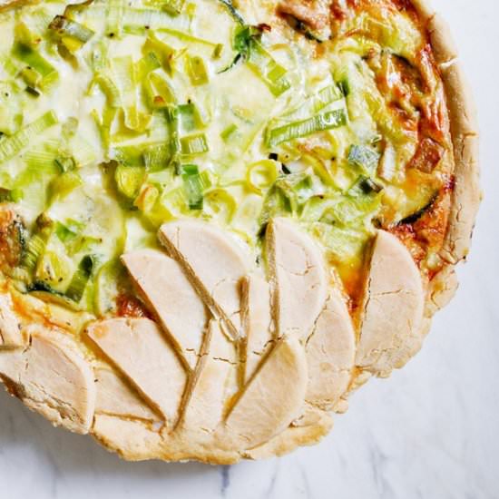 Green Vegetable Quiche