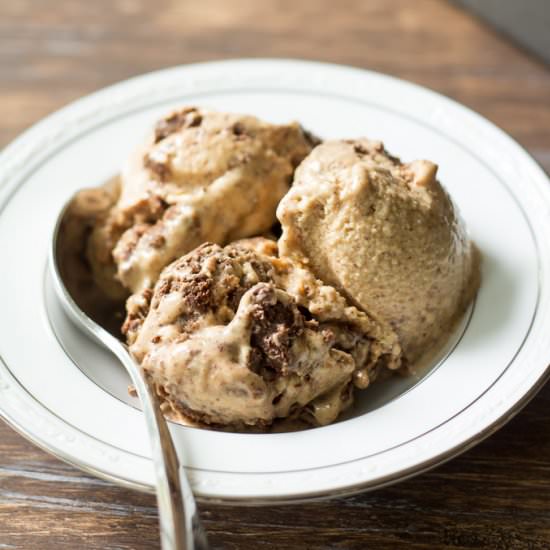 Almond Butter Fudge Chunk Ice Cream