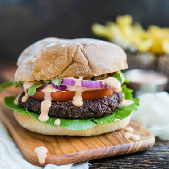 Black Bean & Quinoa Burgers