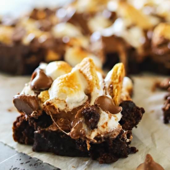 Easy S’mores Brownies