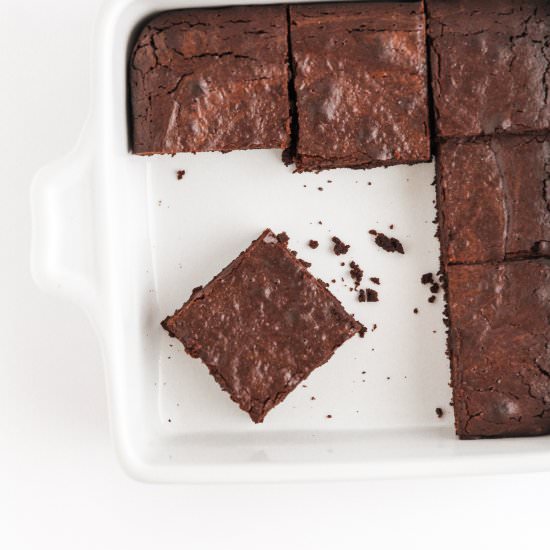 Fudgy Oat Flour Brownies