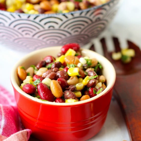 Bean and corn salad