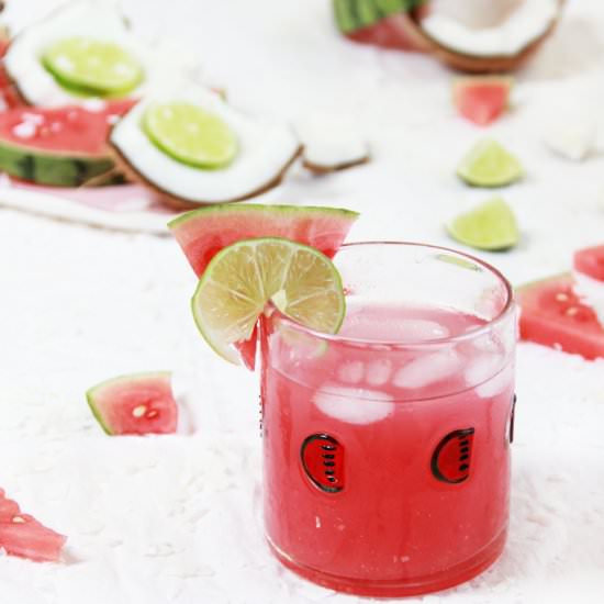 coconut watermelon cooler