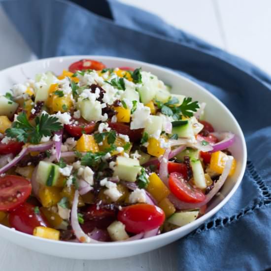 Easy Mediterranean Salad