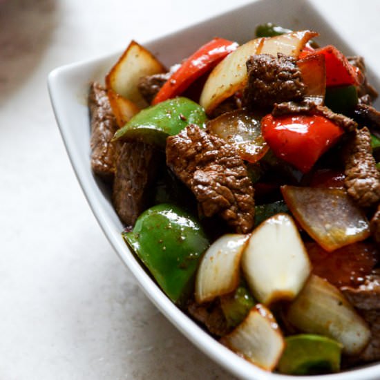 Chili Garlic Beef Stir Fry