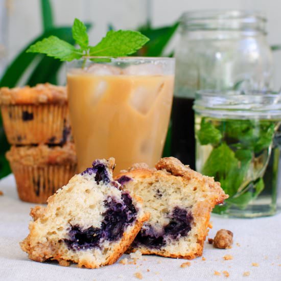 Blueberry Streusel Muffins