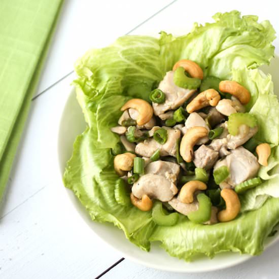 Chicken And Cashew Lettuce Wraps