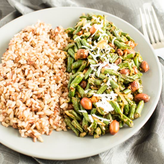 Coconut Sriracha Long Beans