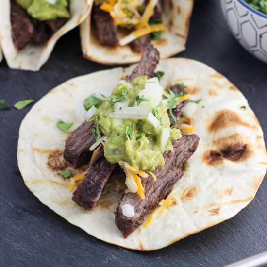 Grilled Carne Asada Tacos