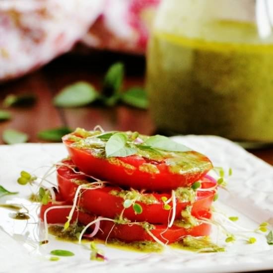 Thai Basil & Walnut Vinaigrette
