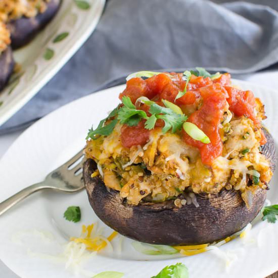 Turkey Taco Stuffed Vegetables