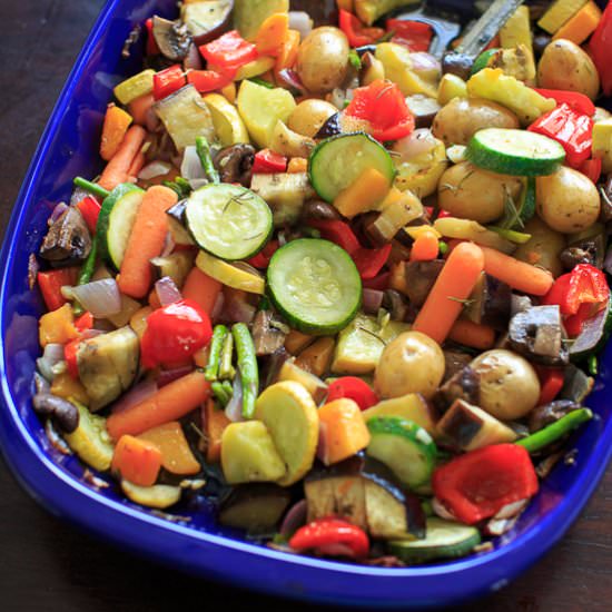 Roasted Vegetables w/Fresh Rosemary