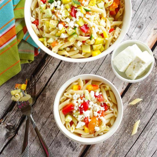 Summer Veggie Pasta Salad