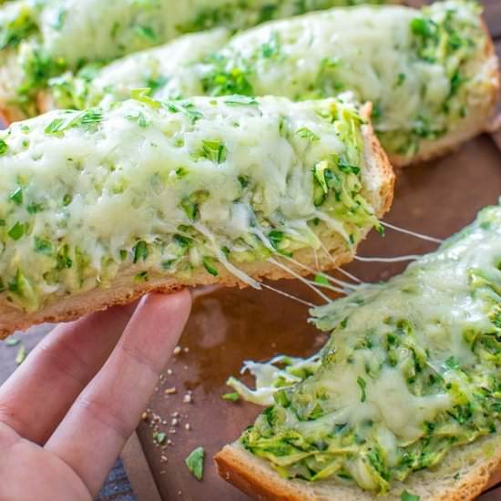 ZUCCHINI PIZZA ON BREAD