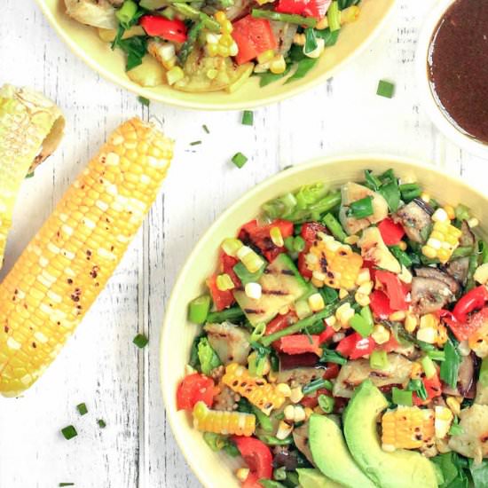 Grilled Veggie Salad with Balsamic