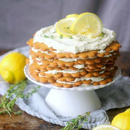 Goat Cheese Icebox Cake