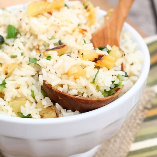 Grilled Pineapple Rice
