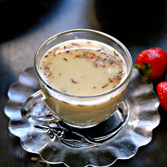 Lavender White Hot Chocolate